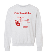 Load image into Gallery viewer, G-2: Greek With Love Sweatshirt - Customizable
