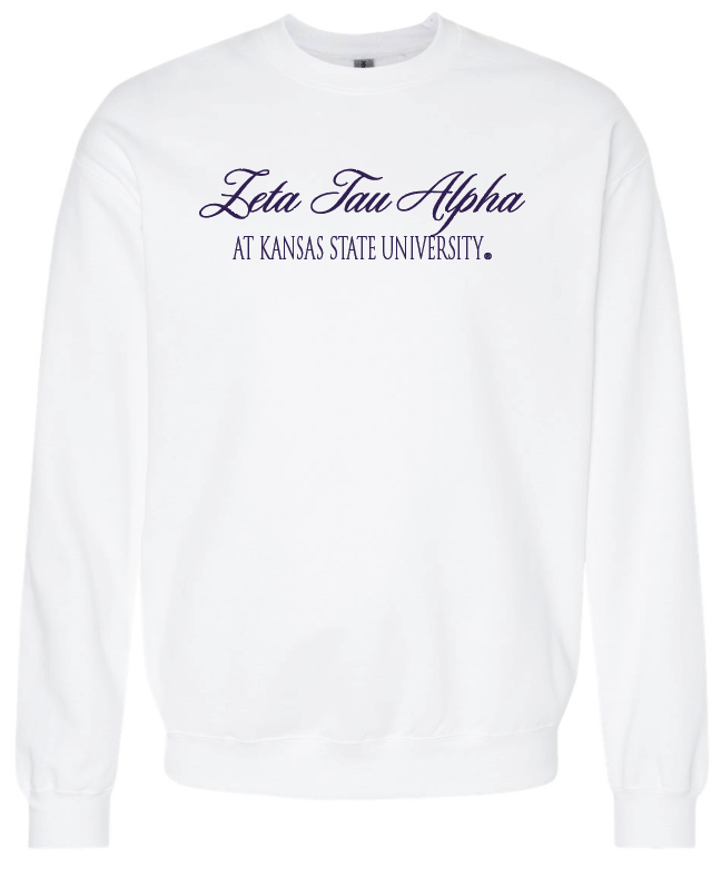 G-5: K-State White Sorority Crew - Customizable