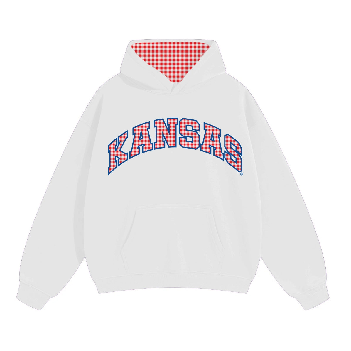Kansas Gingham Hoodie