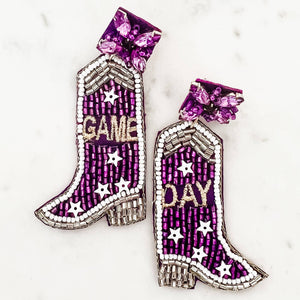 Game Day Boots Earring