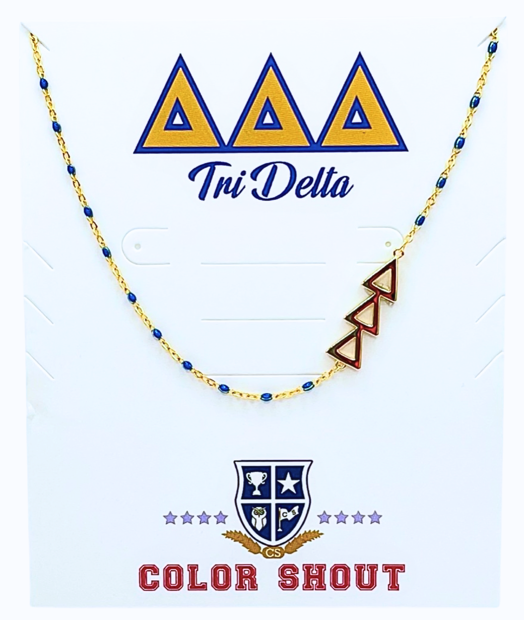 Delta Delta Delta Necklace