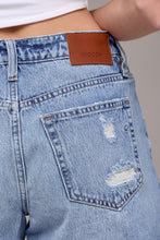 Load image into Gallery viewer, Medium Light Distressed High Rise Short
