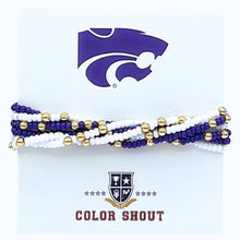 Load image into Gallery viewer, Kansas State 6 Stretch Bracelets
