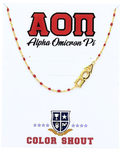 Alpha Xi Delta Necklace