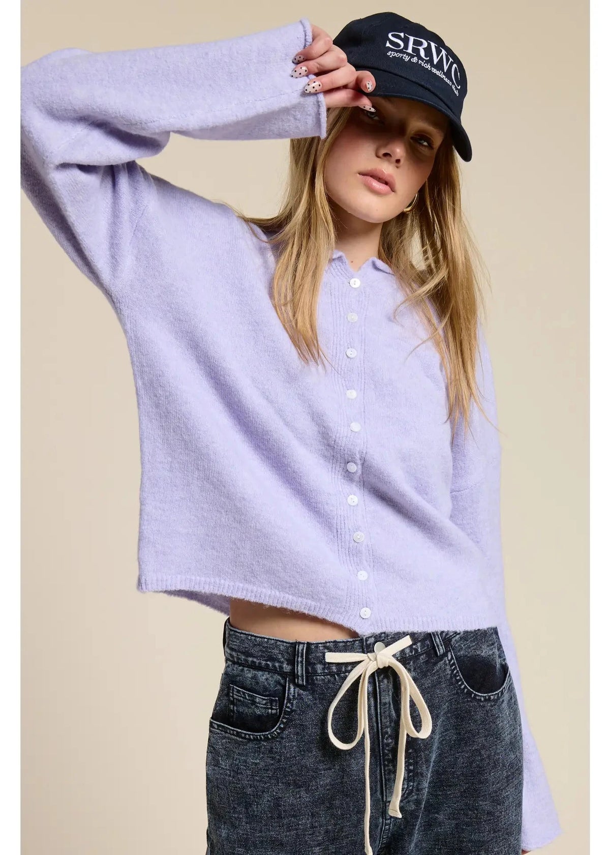 Blueberry Classic Cardigan