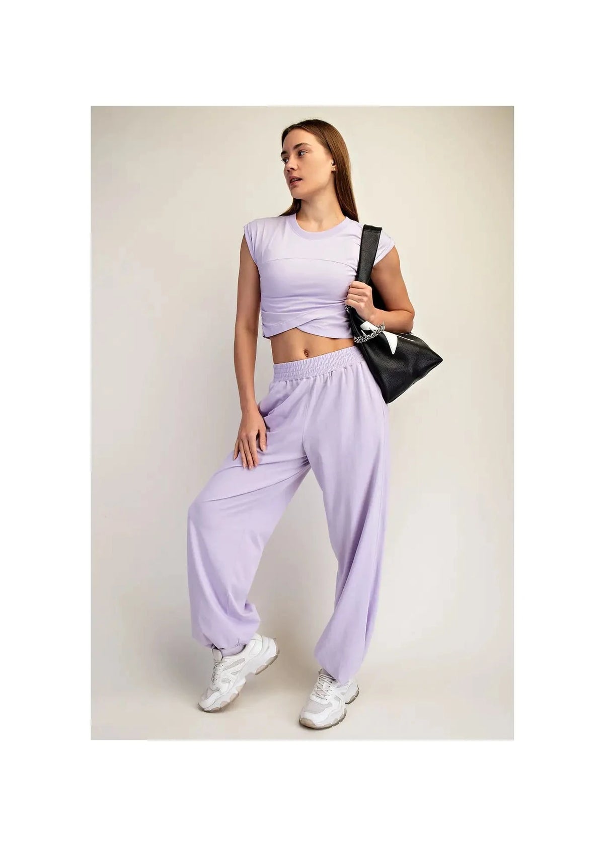 Lavender Jogger Pants