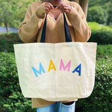 Load image into Gallery viewer, Mama Canvas Tote: Multi Colors
