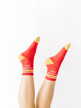 Load image into Gallery viewer, Kansas City Crew Socks - Red &amp; Gold
