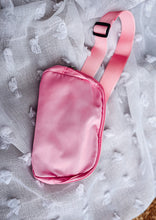 Load image into Gallery viewer, Allie Nylon Sling Bag- Pink
