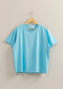 Short Sleeve Aqua T Shirt