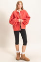 Red Front Snap Jacket