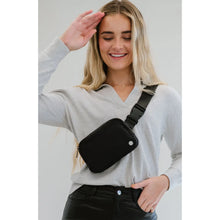 Load image into Gallery viewer, Black Nylon Fanny Pack
