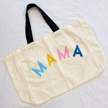 Load image into Gallery viewer, Mama Canvas Tote: Multi Colors
