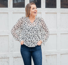 Load image into Gallery viewer, Tay Geometric Print Blouse
