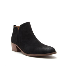 Load image into Gallery viewer, Brooks Black Suede Bootie

