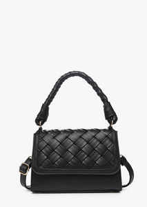 Woven Satchel w/ Braided Handle